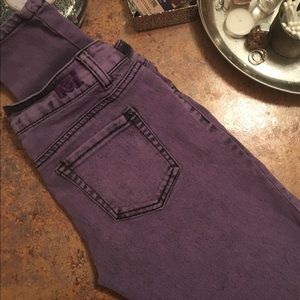 LEI Juniors Purple Emma Jeggings